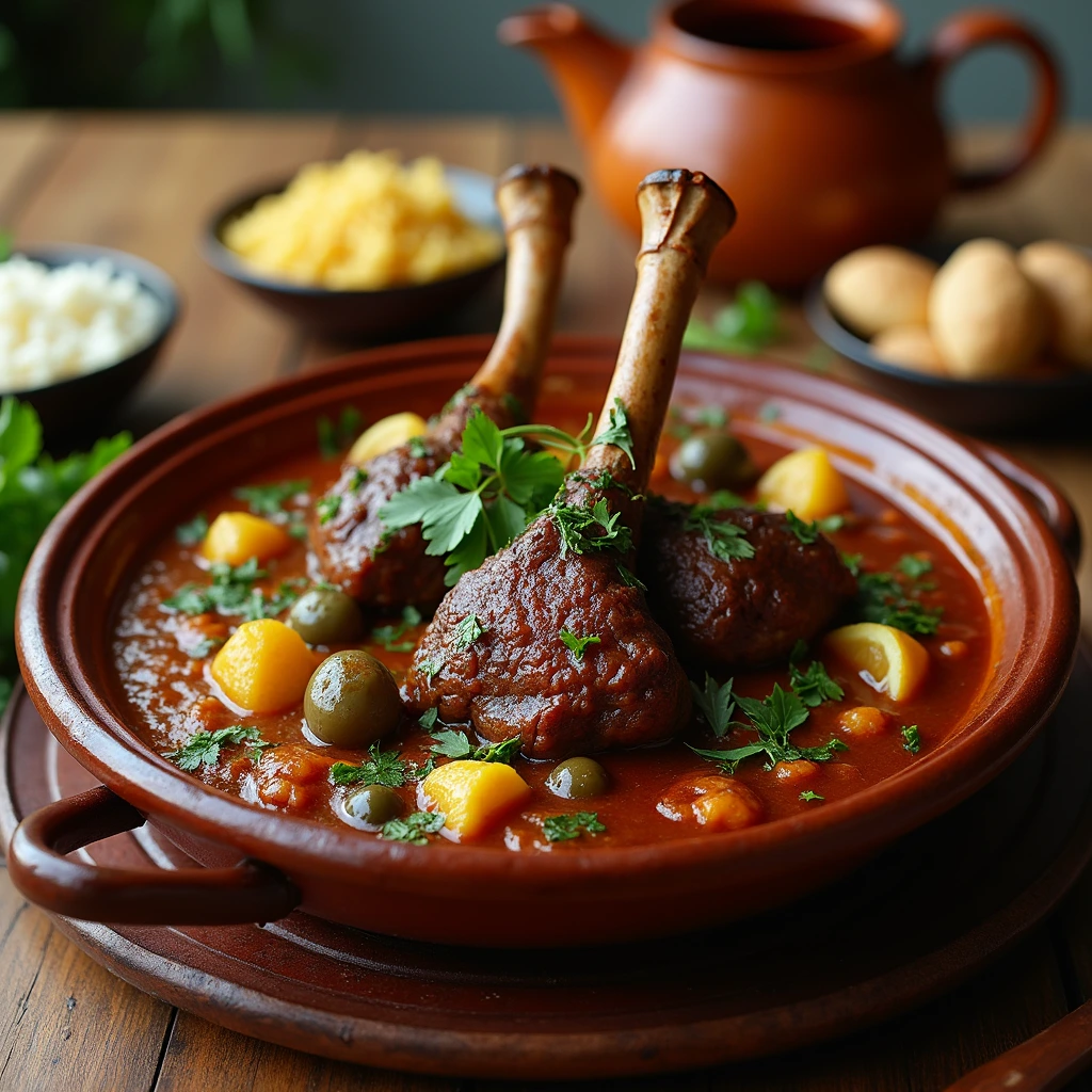 Lamb Shank Tagine Moroccan Easy and Authentic