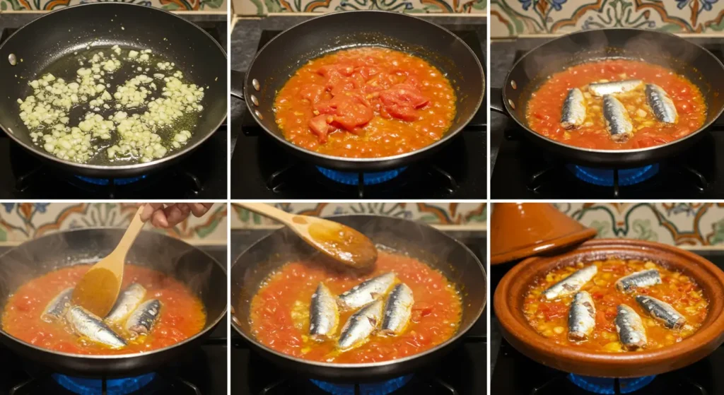 Moroccan-style sardines in tomato sauce with bold spices