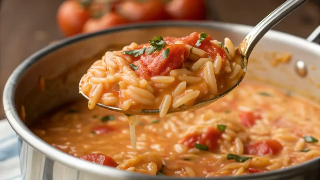 Creamy Tomato Orzo Recipe – One Pot, 25 Minutes, So Much Flavor