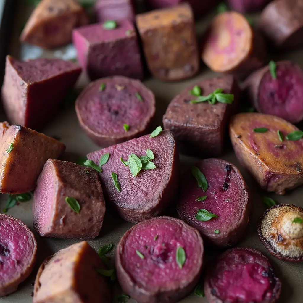 Purple Sweet Potato Recipe Feel-Good Moroccan Goodness