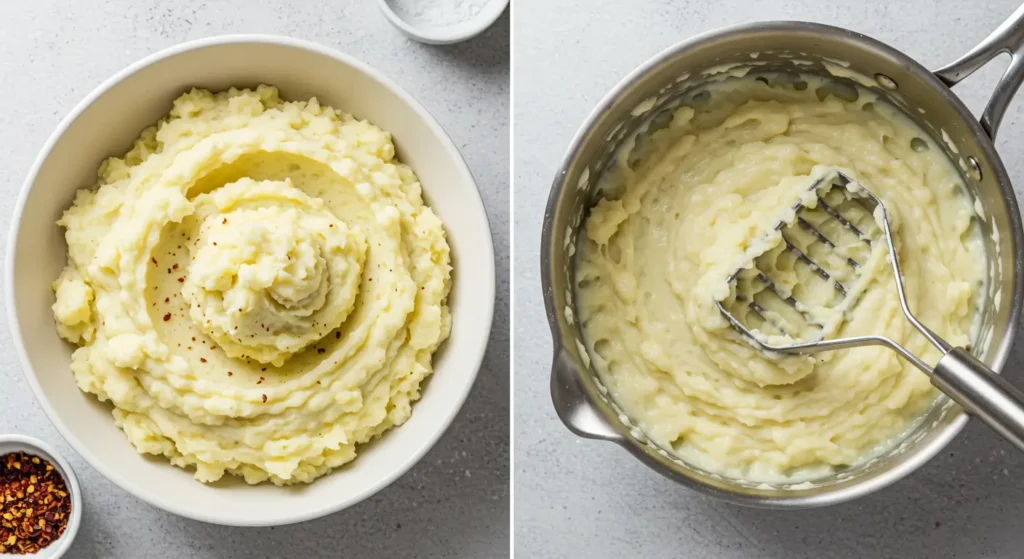 cheesy mashed potatoes moroccan twist
