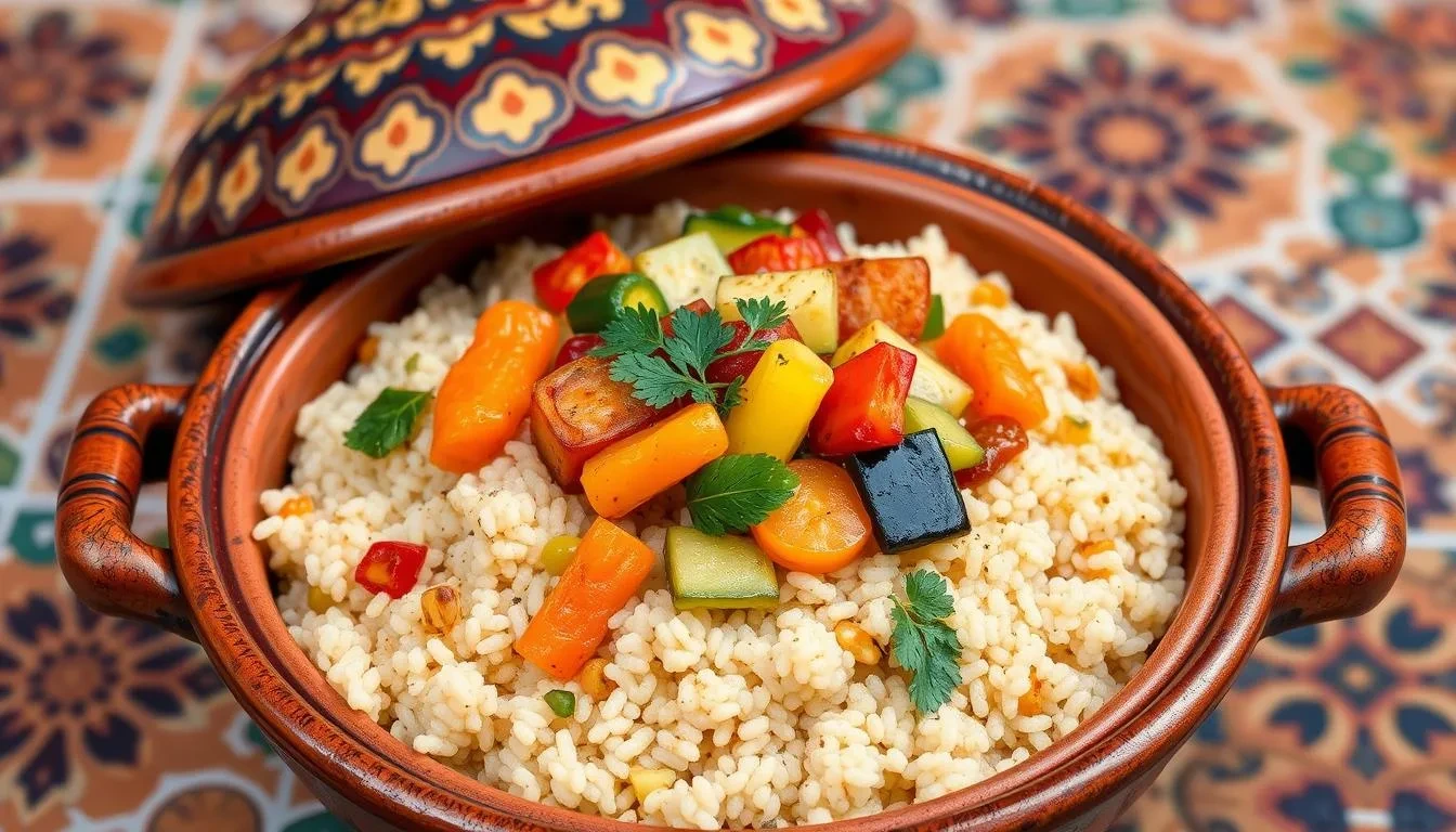 Traditional Moroccan Couscous with Seven Vegetables: An Easy and Healthy Feast Full of Flavor