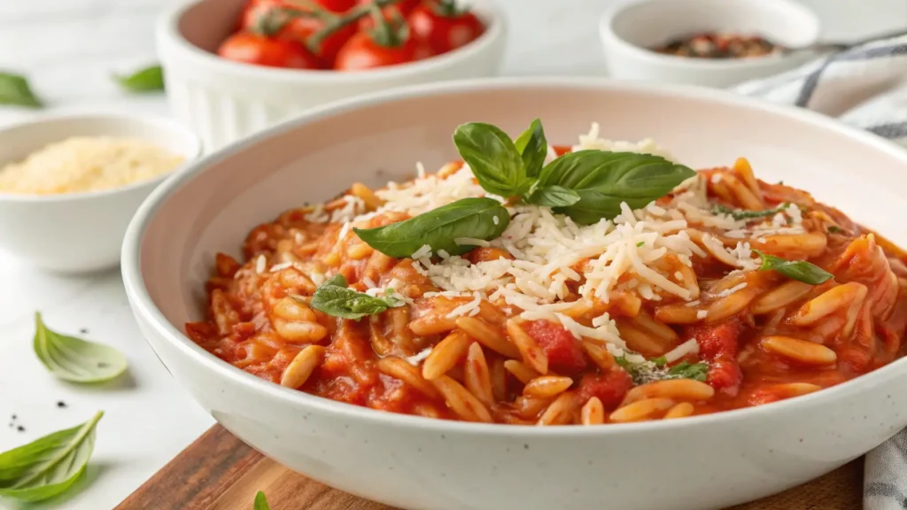 Creamy Tomato Orzo Recipe – One Pot, 25 Minutes, So Much Flavor