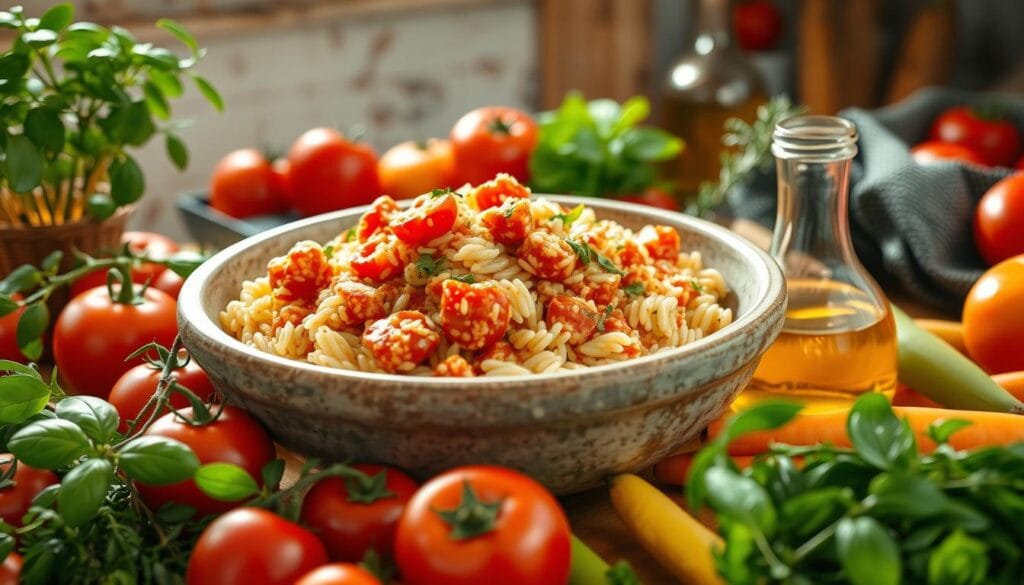 Tomato orzo