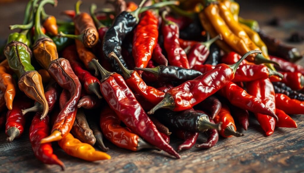 dried chili peppers