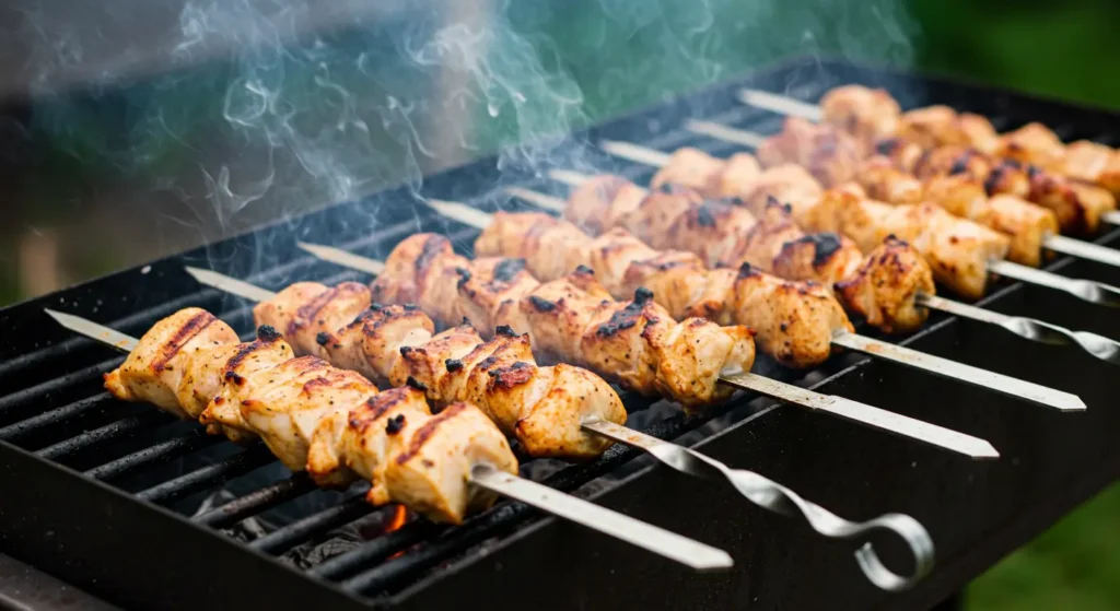 Grilled Chicken Skewers with an authentic spice blend recipes