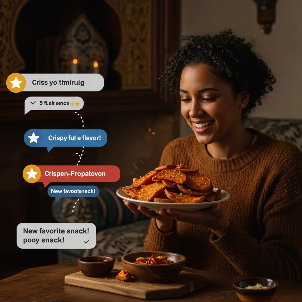 how to make crispy air fryer sweet potatoes with bold Moroccan spices