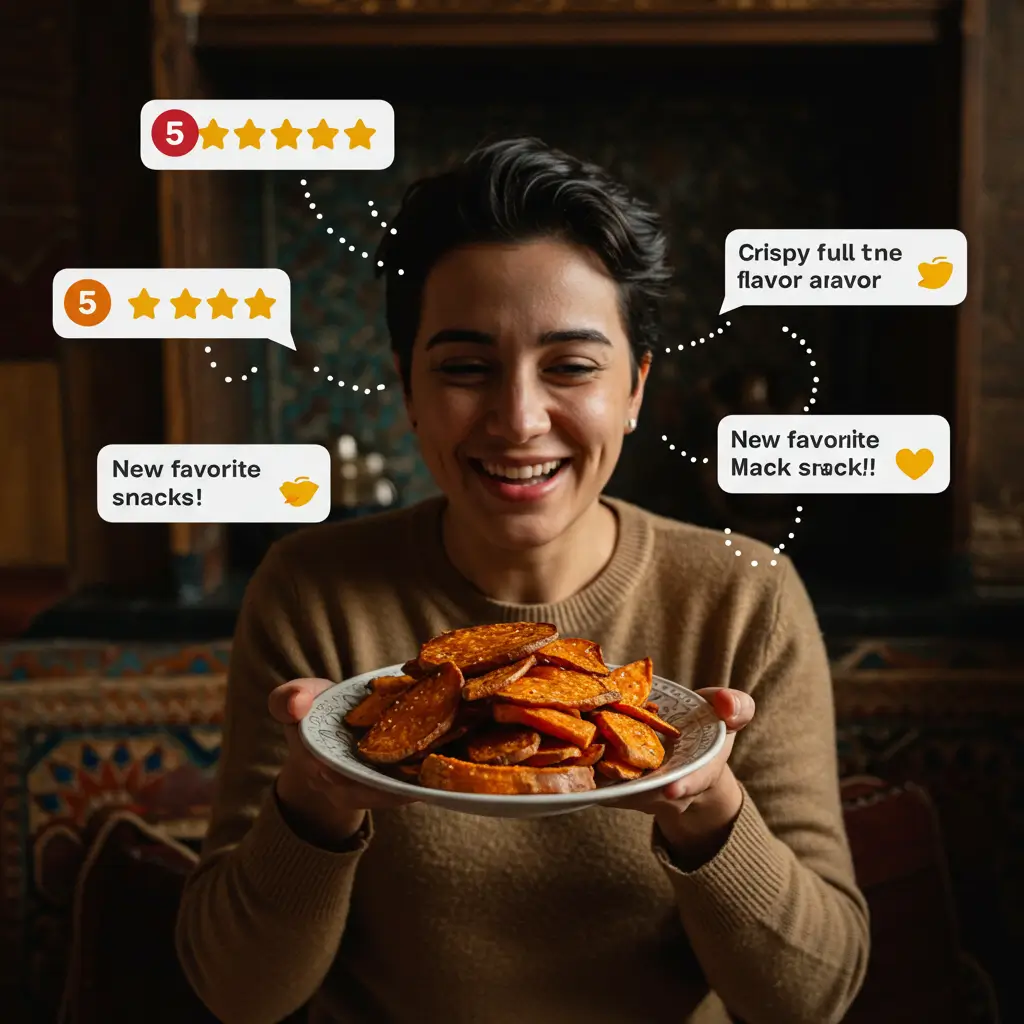 how to make crispy air fryer sweet potato with bold Moroccan spices recipe