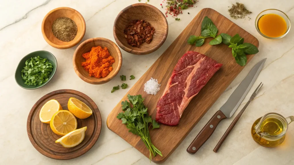 Moroccan Skirt Steak on Ninja Grill