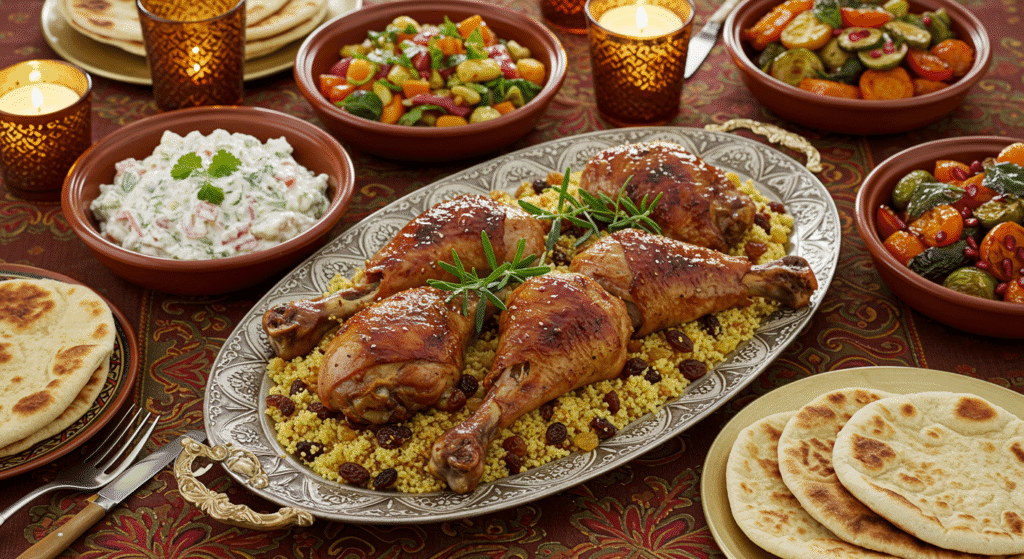 Roasted turkey drumstick