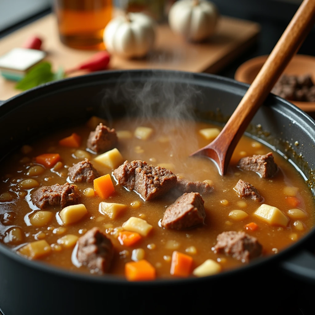 Beef Barley Soup Hearty Moroccan Ultimate Comfort In A Bowl