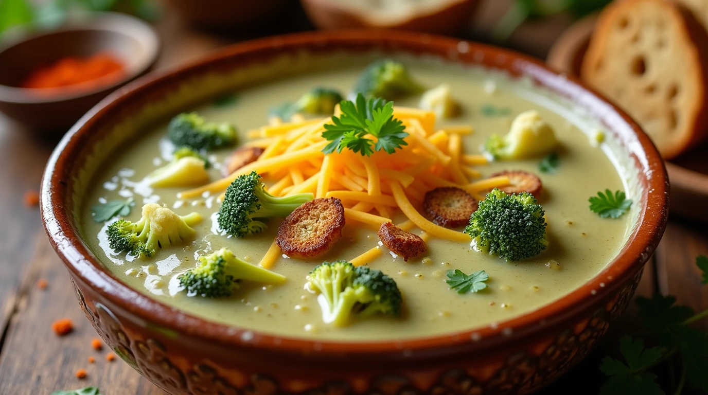 Broccoli Cheese Soup Moroccan Soul Food Made Easy