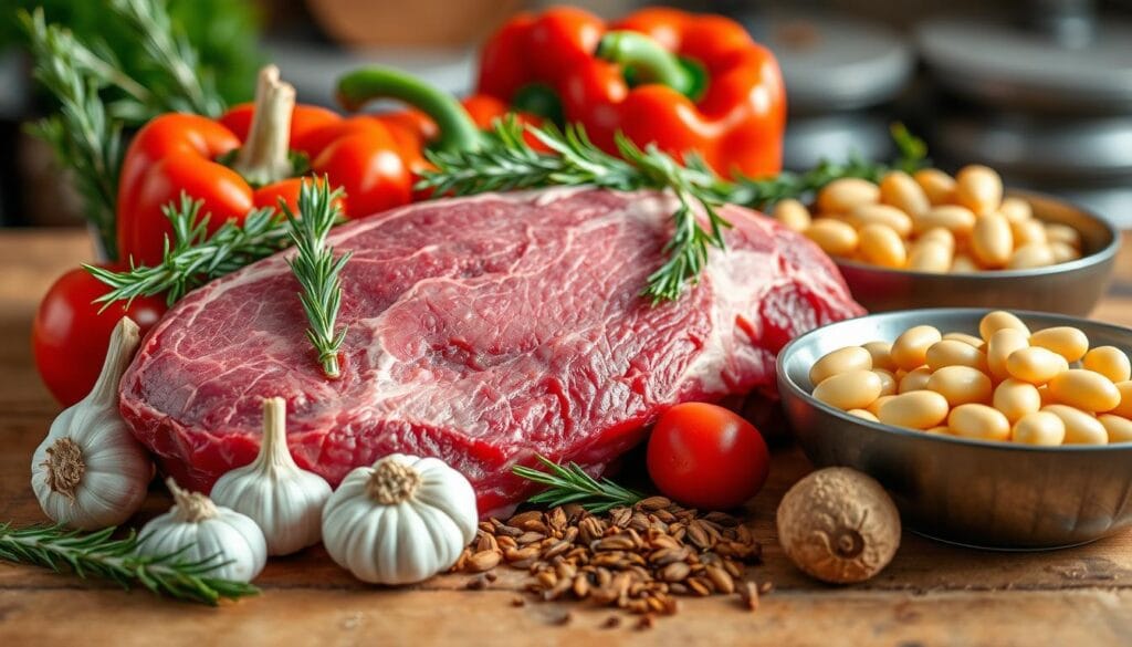 roast beef with Butter Beans
