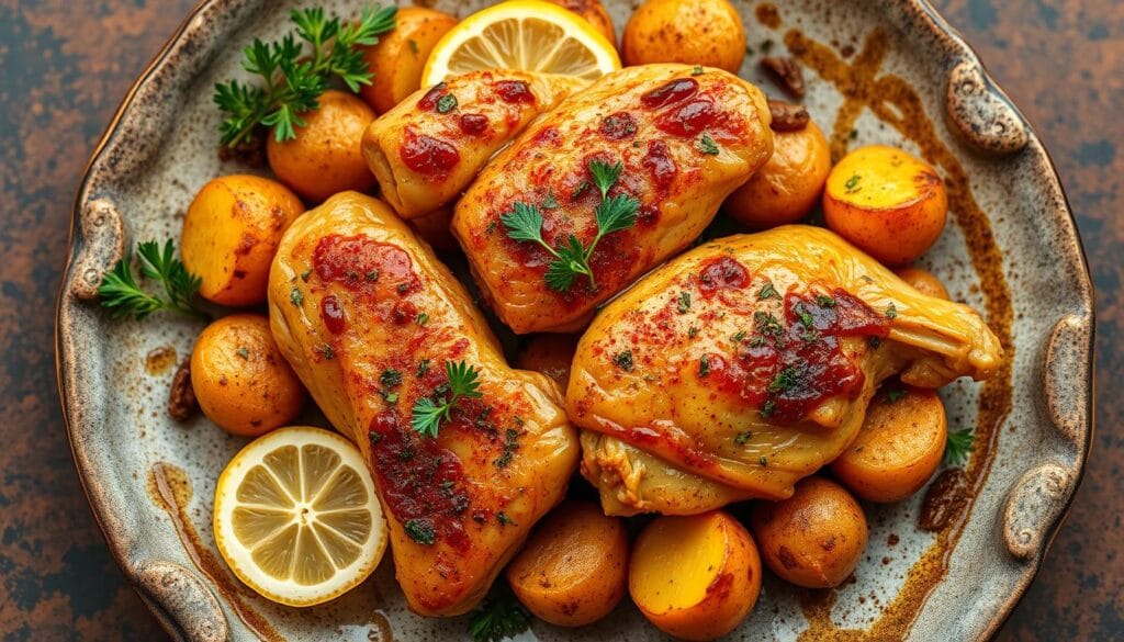 Lemon Chicken and Potatoes