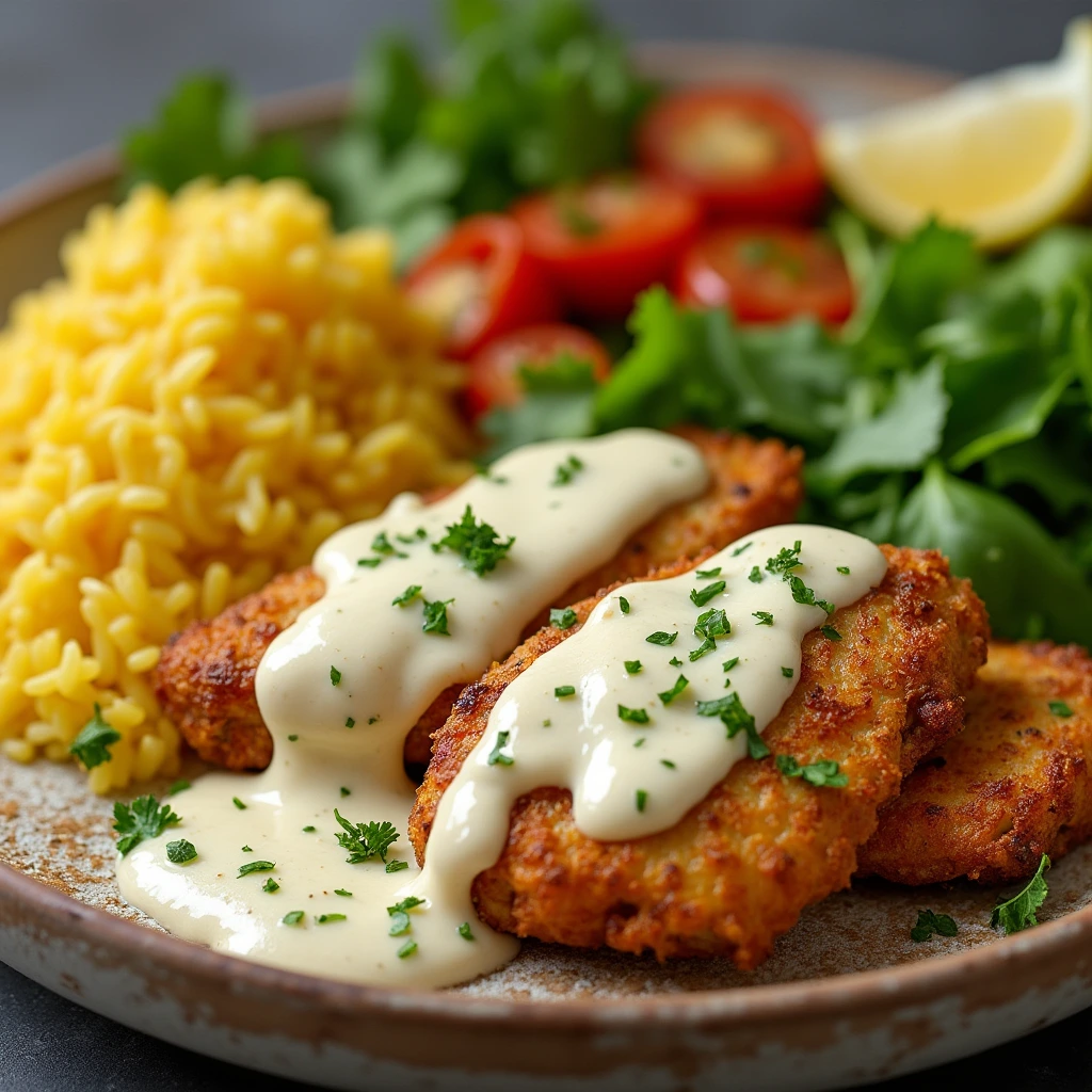 Air Fryer Chicken Bites With Creamy Garlic Sauce – Heavenly & Easy!