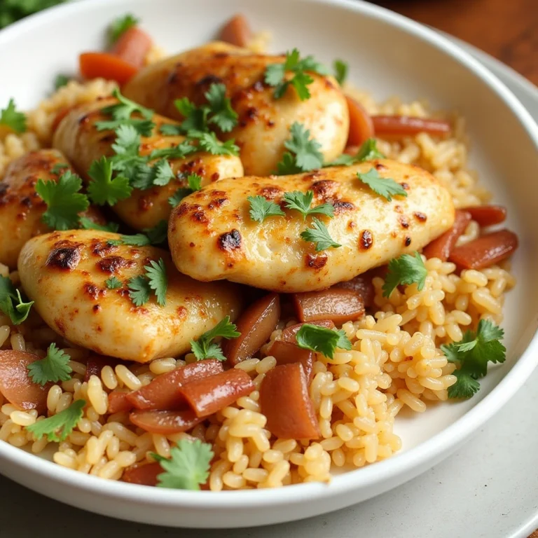 Onion Chicken and Rice Recipe Moroccan A Heavenly Bite