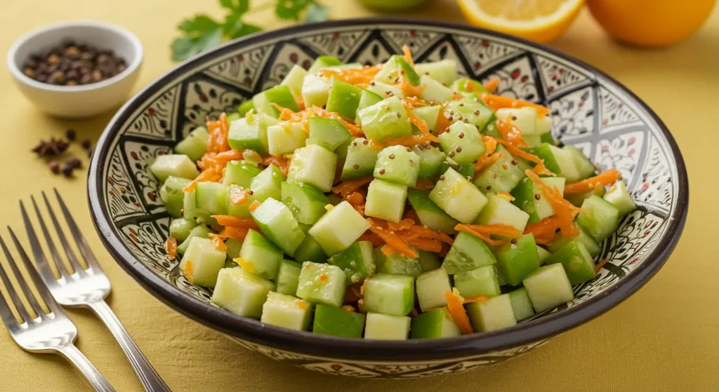 Apple and Cucumber Salad - Best of Moroccan Cuisine Surprising Twist