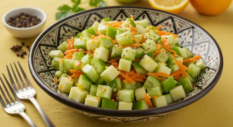 Apple and Cucumber Salad - Best of Moroccan Cuisine Surprising Twist