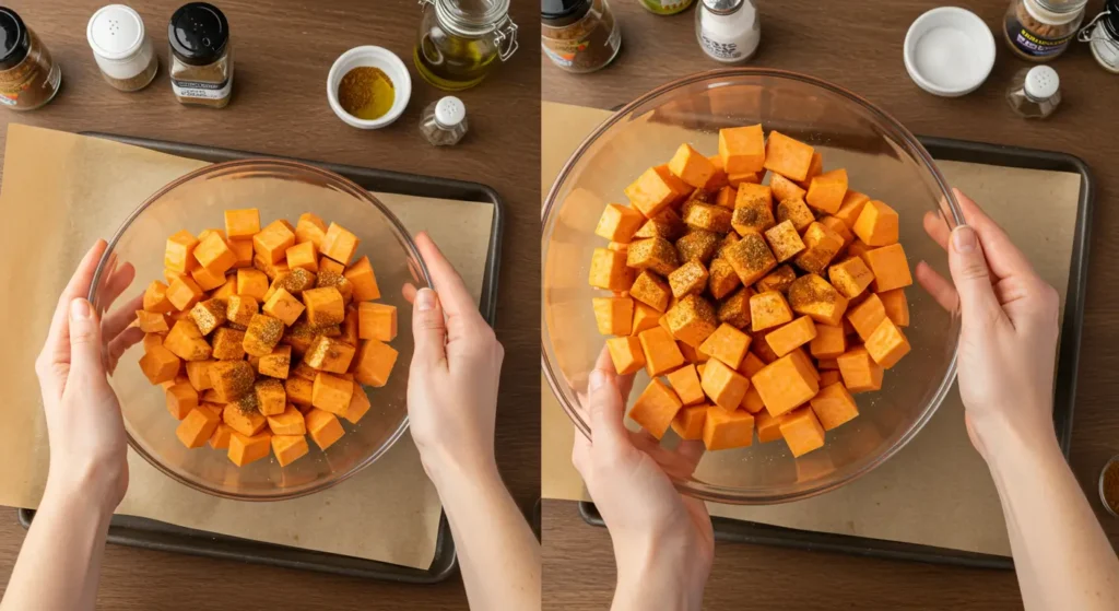 Moroccan Spiced Sweet Potatoes—easy, healthy recipe