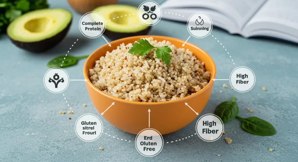 how to make fluffy, delicious quinoa rice in 30 minutes