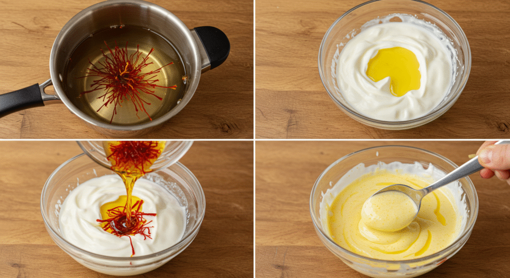 Moroccan Saffron Sauce Recipe