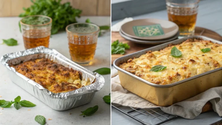 this ground turkey casserole with potatoes gets a Moroccan twist